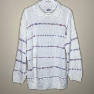 Vintage Collared Granny Sweater‎